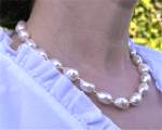 Cultured Pearls<br>Necklace SKADI<br>10.0 - 11.0 mm