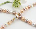 Multicolour<br>Pearl Necklace<br>6.5 - 7.0 mm