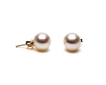Cultured<br>pearl earrings<br>8.0 - 9.0 mm