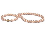 Pearl necklace peach at SelecTraders