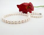 Freshwater<br>Pearl Necklace<br>8.5 - 9.0 mm